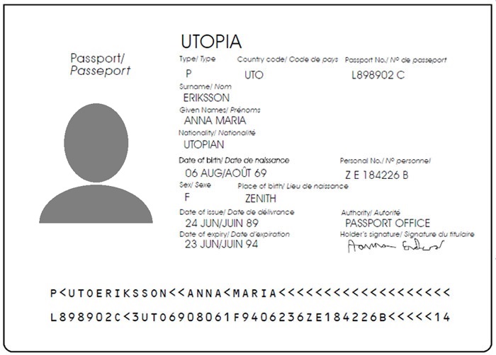 Sample Passport